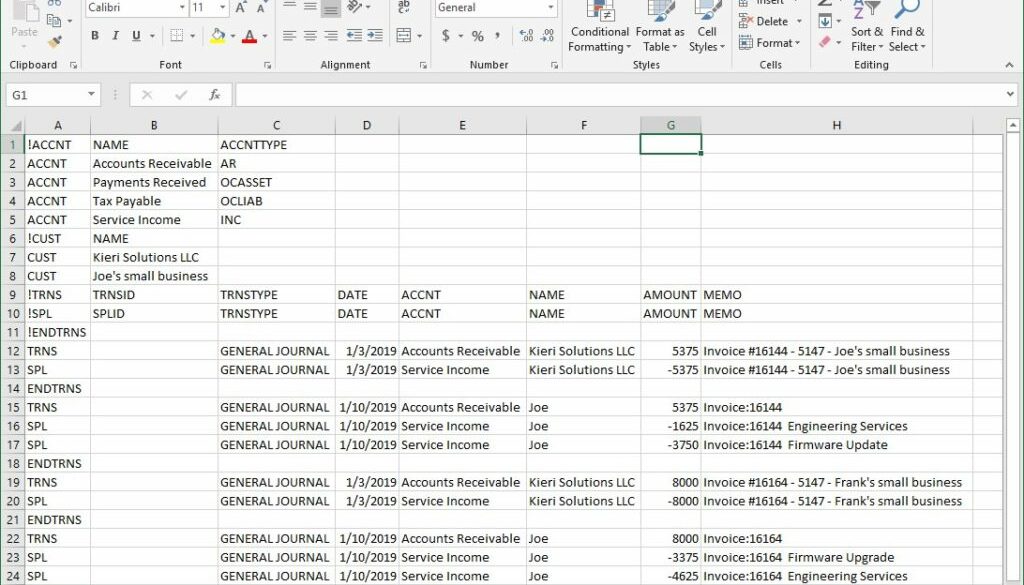 17hats export convert iff to csv tab excel