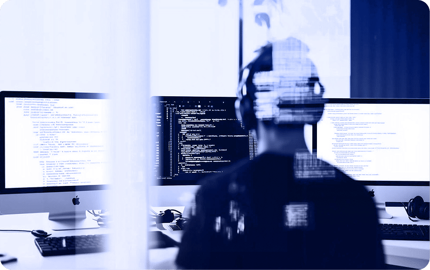 Cybersecurity professional conducting CMMC gap analysis for a defense contracting organization