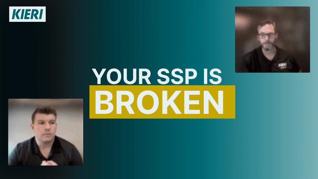 Kieri Solutions webinar series - fixing broken System Security Plans for CMMC assessment