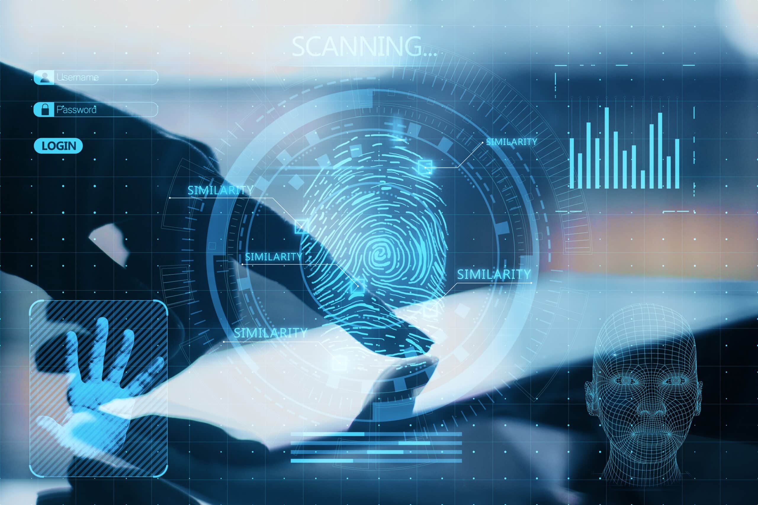 CMMC compliance documentation and reference architecture security controls - fingerprint scanning and access management